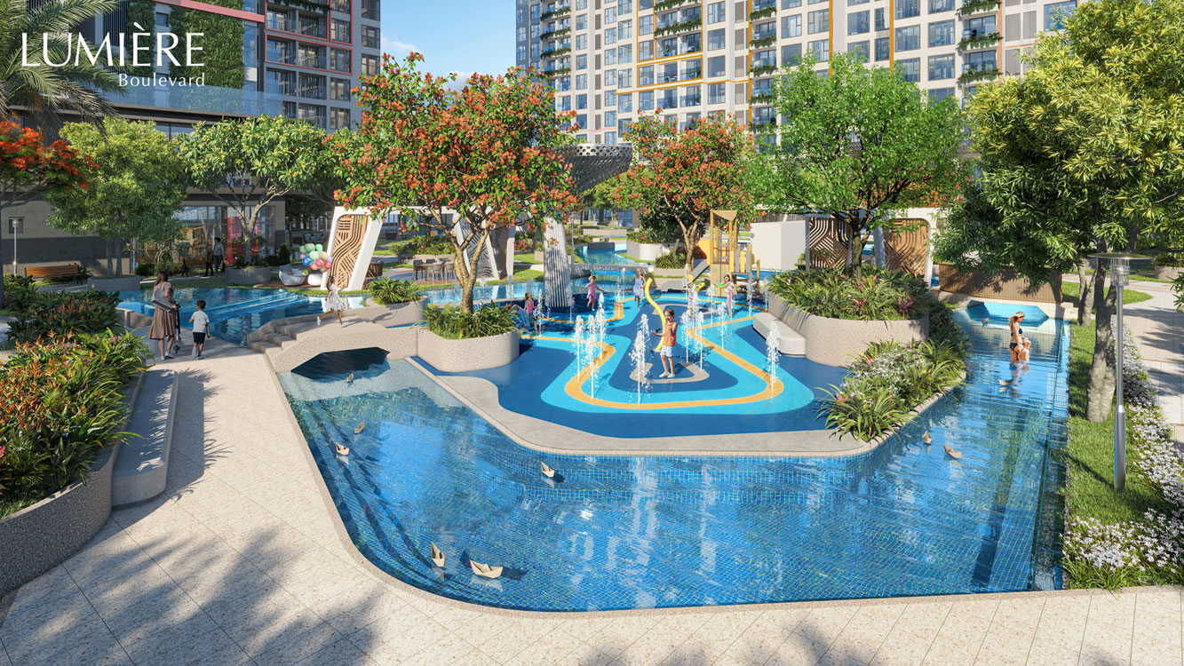 Lumiere Boulevard_Water Splash Playground