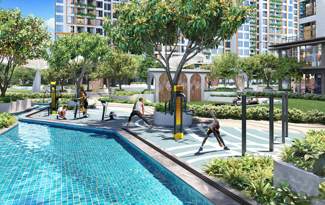 Lumiere Boulevard_Outdoor Fitness