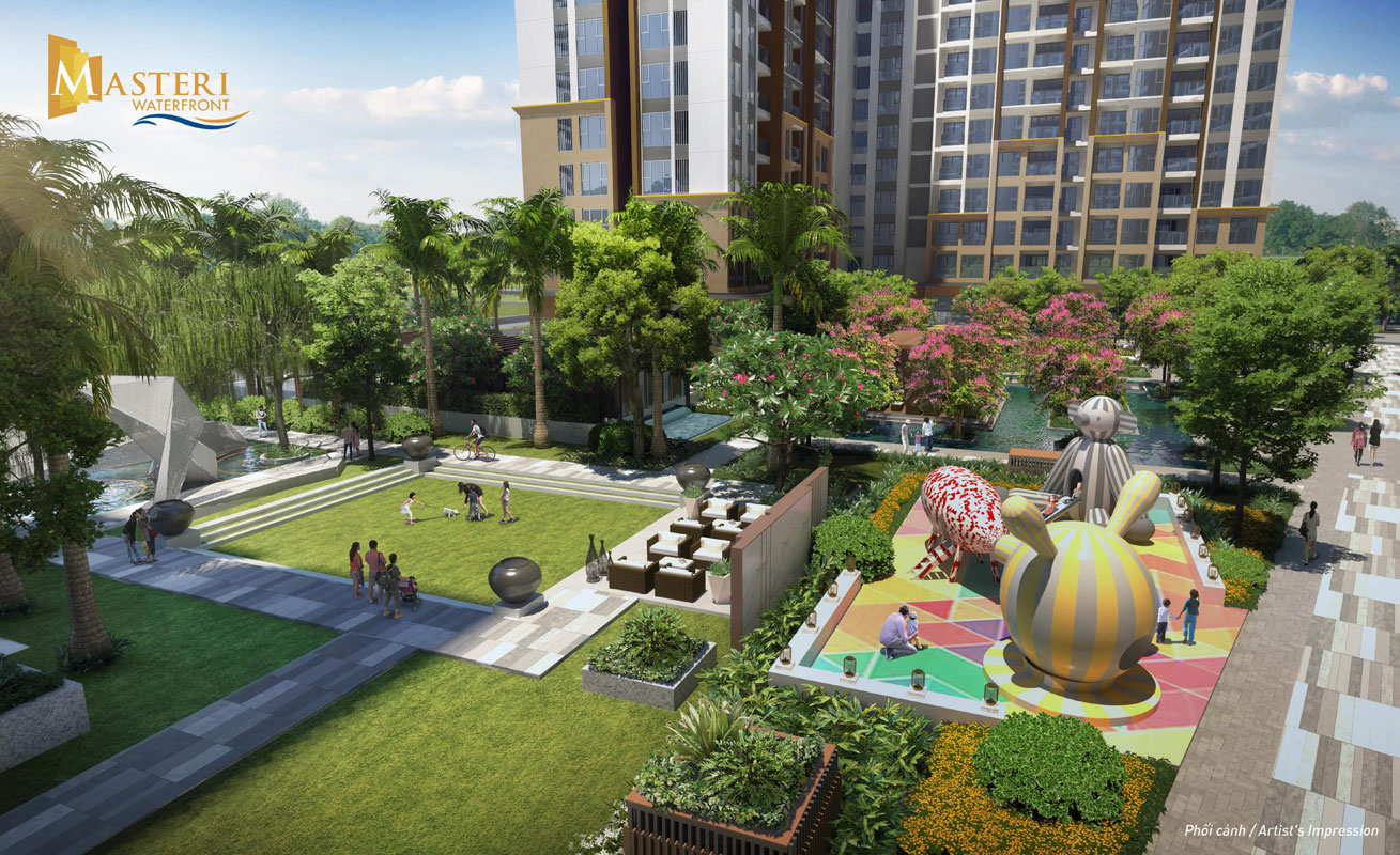 Masteri Waterfront_khu Vui Choi Ngoai Troi