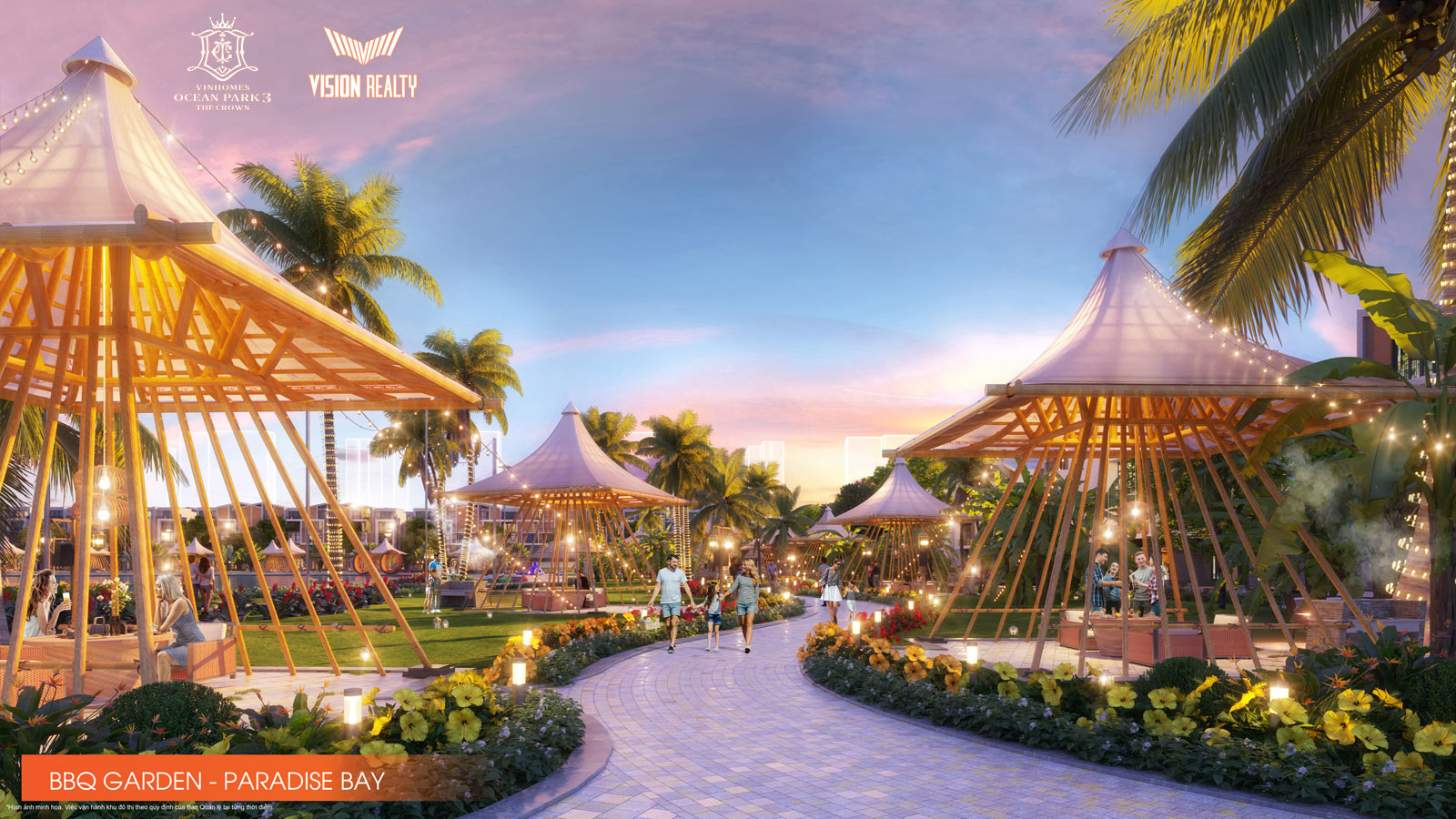 Vinhomes Ocean Park 3 The Crown_BBQ Garden