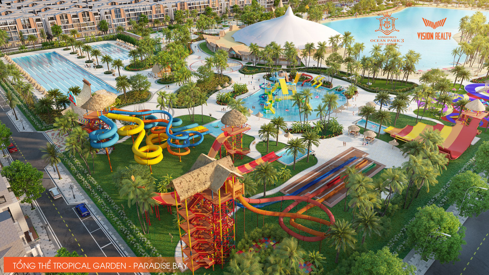 Vinhomes Ocean Park 3 The Crown_Tropical Garden_paradise Bay