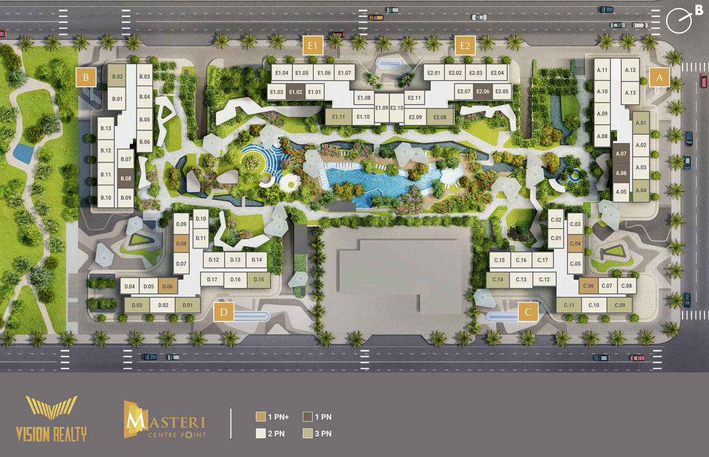 Masteri Centre Point_Master Plan