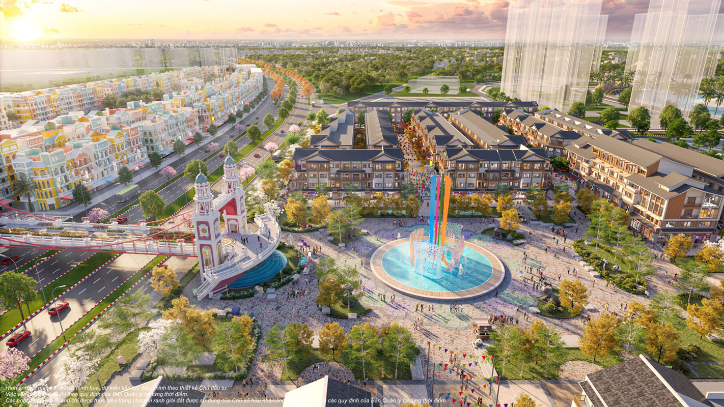 Mega Grand World Ha Noi_Shophouse Quang Truong Cau Dong Tay