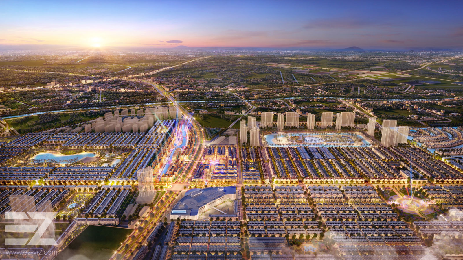 Mega Grand World Ha Noi_tam Diem Ocean City