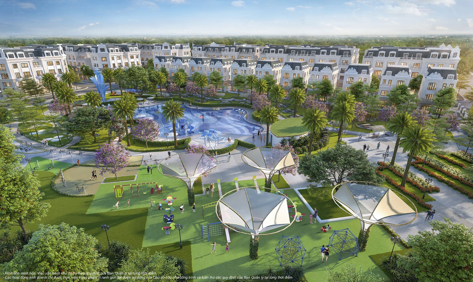 Vinhomes Golden Avenue Mong Cai_Cong Vien Noi Khu